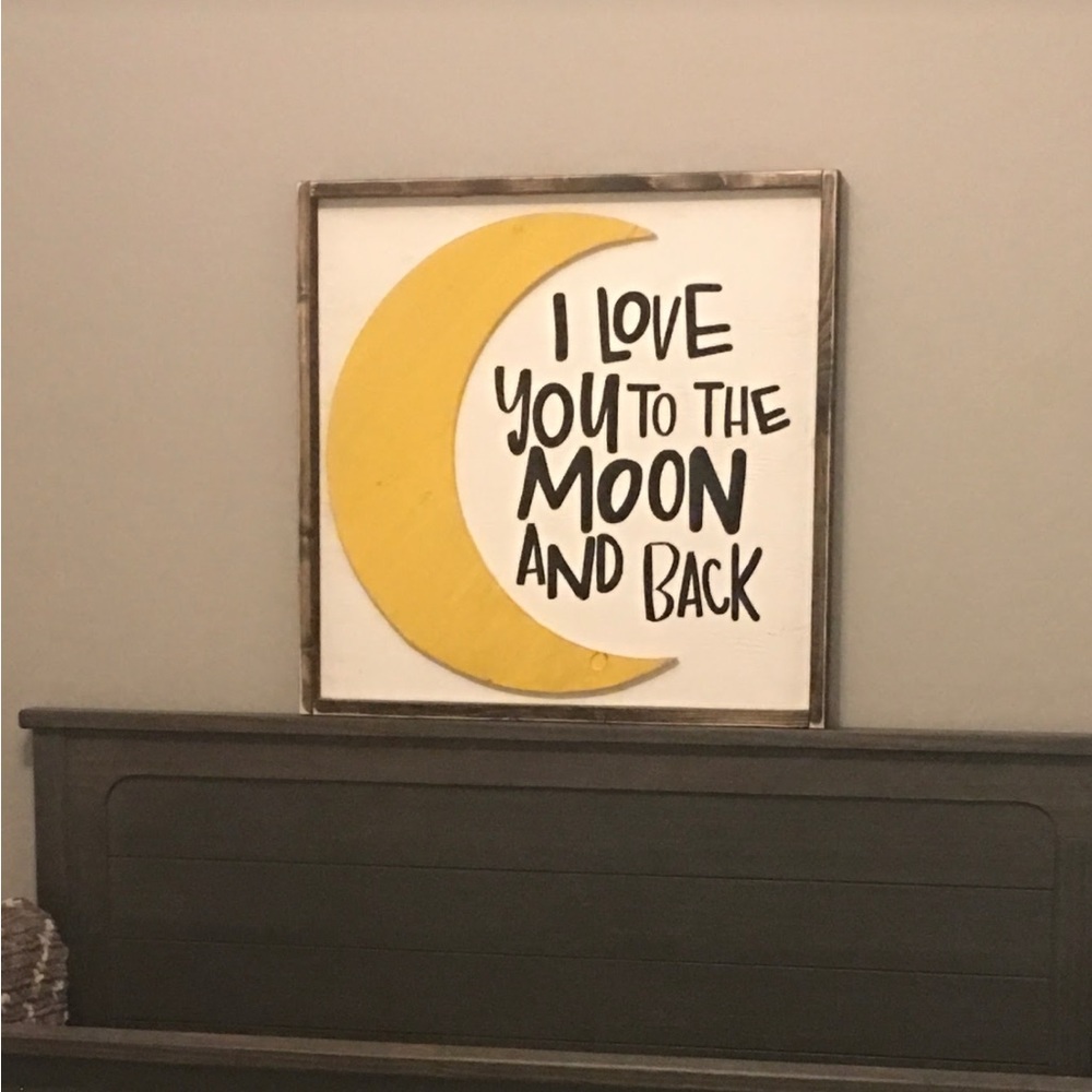 Nursery handmade wood sign- gender neutral